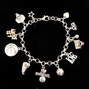 Basketball Charm Bracelet